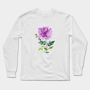 Beautiful Botanical Flower Long Sleeve T-Shirt